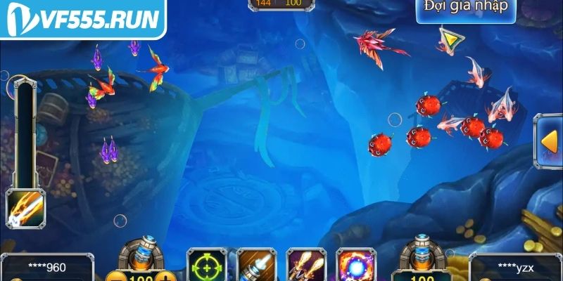 Cách chơi cá cược Bắn Cá God VF555 kích hoạt kỹ năng đặc biệt