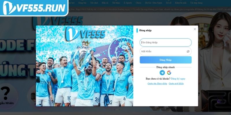 Nhập thông tin tài khoản