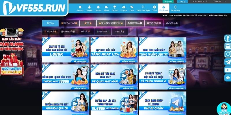 Lưu ý nhận khuyến mãi VF555