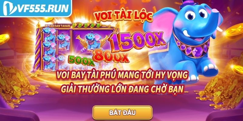 Giới thiệu tổng quan về nổ hũ voi tài lộc VF555
