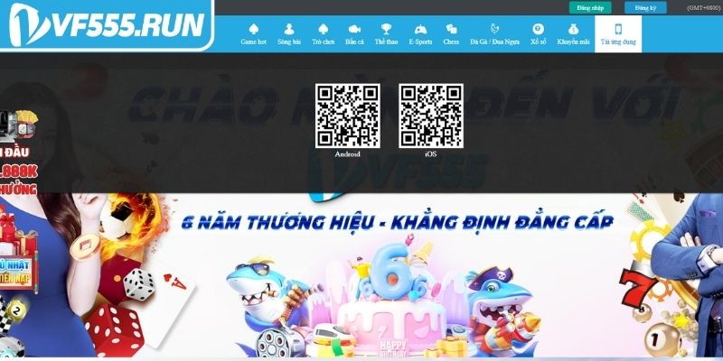 Tải app VF555 siêu tiện trên iOS